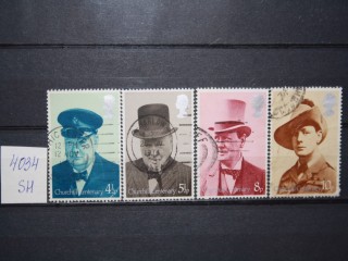 Фото марки Великобритания 1974г серия