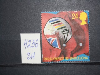 Фото марки Великобритания 1992г