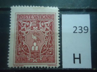 Фото марки Ватикан 1940г *