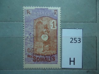 Фото марки Французское Сомали 1915г *