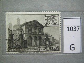 Фото марки Ватикан 1949г