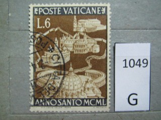 Фото марки Ватикан 1949г
