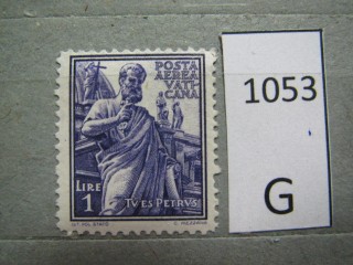 Фото марки Ватикан 1938г *