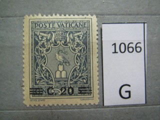 Фото марки Ватикан 1945г *