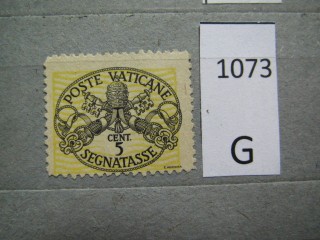 Фото марки Ватикан 1945г *