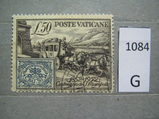 Фото марки Ватикан 1952г