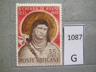 Фото марки Ватикан 1953г *