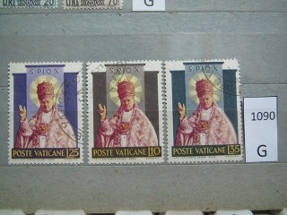 Фото марки Ватикан 1954г серия