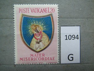 Фото марки Ватикан 1954г *