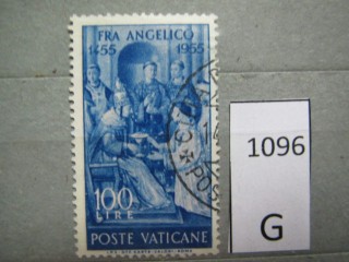 Фото марки Ватикан 1955г