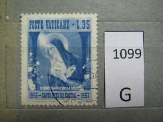 Фото марки Ватикан 1956г