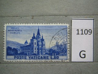 Фото марки Ватикан 1957г