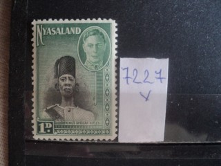 Фото марки Брит. Ньясаленд 1945г **