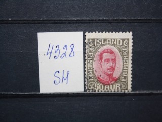 Фото марки Исландия 1920г