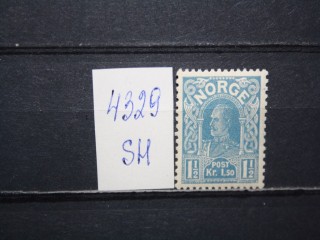 Фото марки Норвегия 1910г **