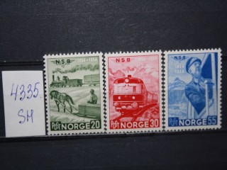Фото марки Норвегия 1954г серия **