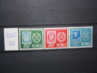 Фото марки Норвегия 1955г серия **