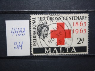Фото марки Мальта 1963г