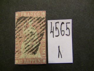 Фото марки Швейцария 1854г