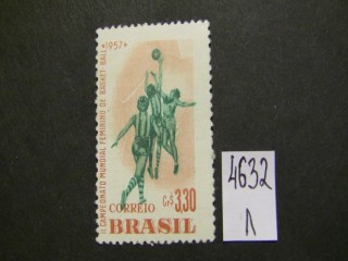Фото марки Бразилия 1957г **