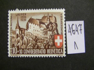 Фото марки Швейцария 1939г **