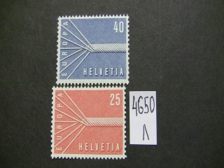 Фото марки Швейцария 1957г серия *