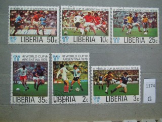 Фото марки Либерия 1978г серия