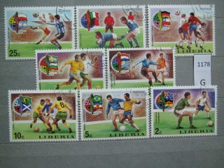 Фото марки Либерия 1974г серия