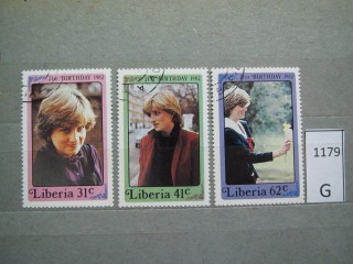 Фото марки Либерия 1982г серия