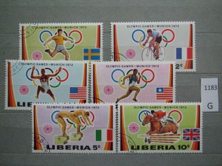 Фото марки Либерия 1972г серия