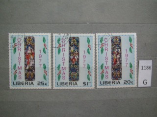 Фото марки Либерия 1977г серия