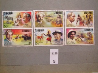 Фото марки Либерия 1975г серия