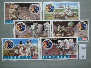 Фото марки Либерия 1973г серия