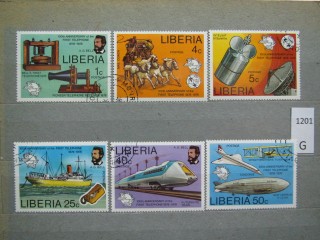 Фото марки Либерия 1976г серия