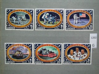 Фото марки Либерия 1971г серия