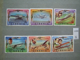 Фото марки Либерия 1975г серия