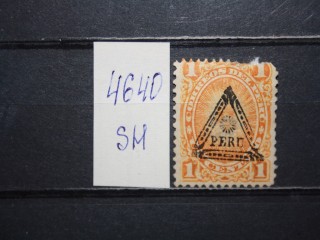 Фото марки Перу 1883г *