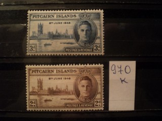Фото марки Питкерн острова 1946г серия **