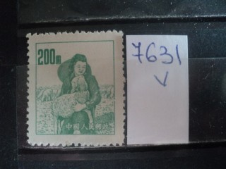 Фото марки Китай 1953г **