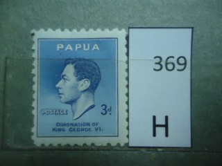 Фото марки Брит. Папуа 1937г *