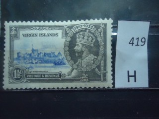 Фото марки Брит. Виргинские острова 1935г *