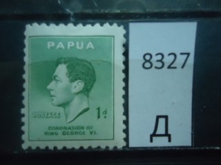 Фото марки Брит. Папуа 1937г *
