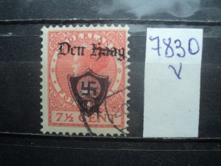 Фото марки Германская оккупация Нидерландов 1940г