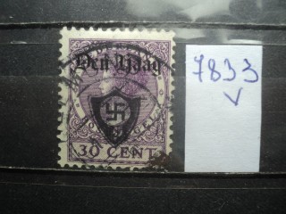Фото марки Германская оккупация Нидерландов 1940г