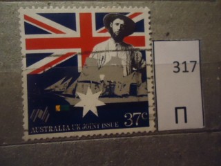 Фото марки Австралия. 1988г