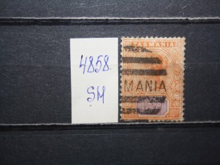 Фото марки Тасмания 1892г