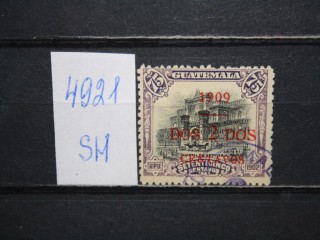 Фото марки Гватемала 1909г