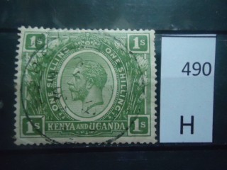 Фото марки Вост. Африка. Кения и Уганда 1922г