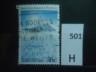 Фото марки Австралийская Антарктика 1986г