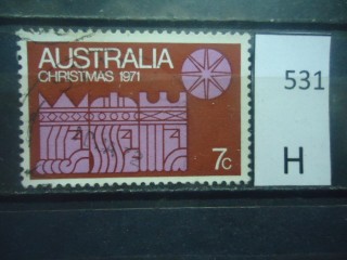 Фото марки Австралия 1971г